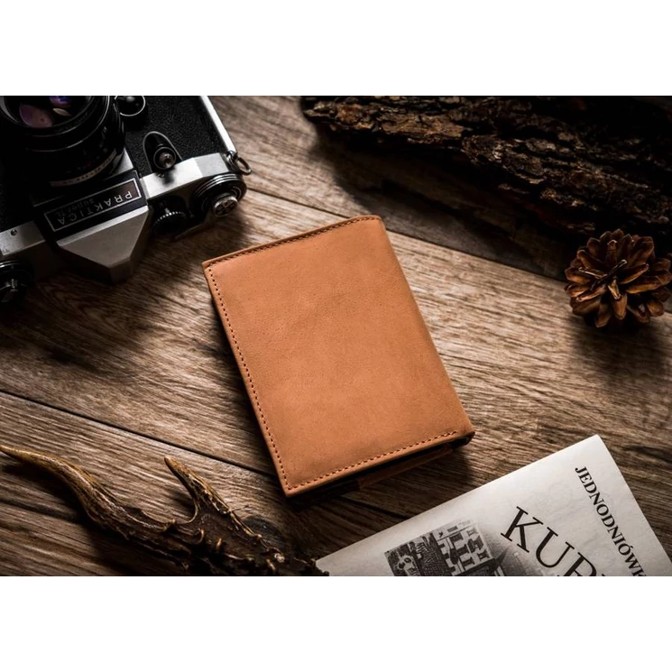 Valódi Bőr férfi pénztárca RFID védelemmel