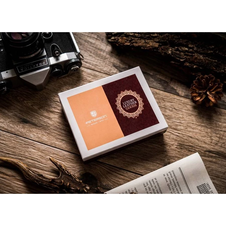 Valódi Bőr férfi pénztárca RFID védelemmel