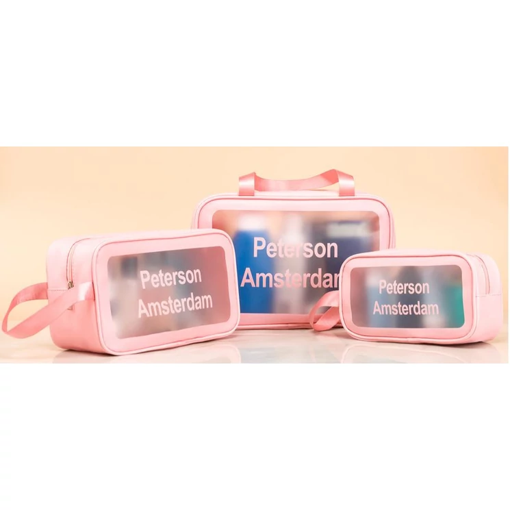 3 Darabos Vízálló kozmetikai táska