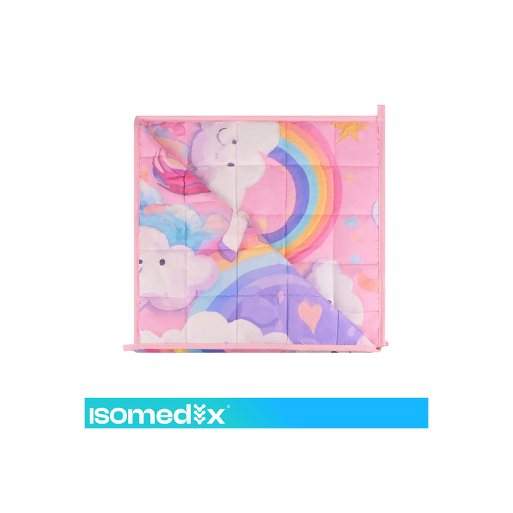 Unikornisos Súlyozott takaró Szenzoros takaró 3 kg 100x150 cm ajándékba gyerekeknek