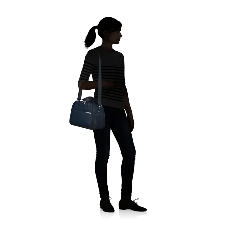 SAMSONITE D'LITE BEAUTY CASE MIDNIGHT BLUE