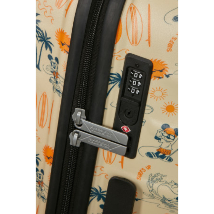 American Tourister WAVEBREAKER DISNEY SPIN.55/20 TSA DISNEY FL MICKEY SUPER SURF bőrönd