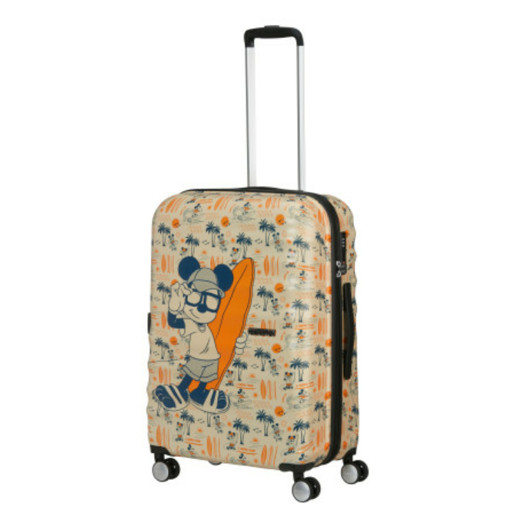 American Tourister WAVEBREAKER DISNEY SPIN.55/20 TSA DISNEY FL MICKEY SUPER SURF bőrönd