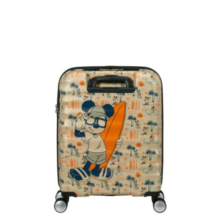 American Tourister WAVEBREAKER DISNEY SPIN.55/20 TSA DISNEY FL MICKEY SUPER SURF bőrönd