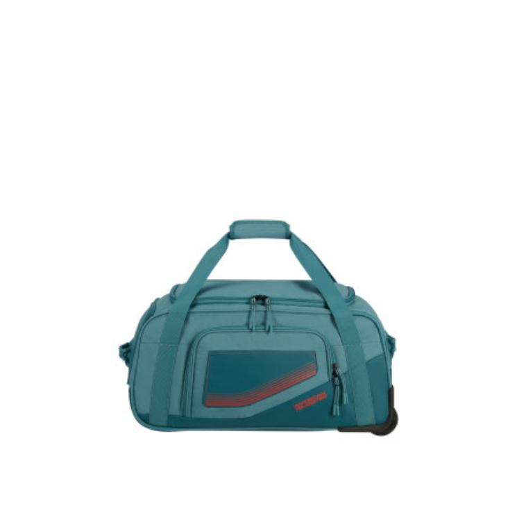 American Tourister CITY RACER DUFFLE/WH S PETROL Gurulós Sporttáska/Utazótáska
