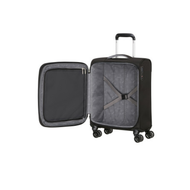 AMERICAN TOURISTER  CLOUDRIDER SPINNER S EXP TSA JET BLACK