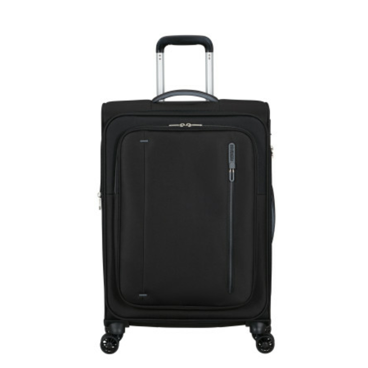 AMERICAN TOURISTER  CLOUDRIDER SPINNER M EXP TSA JET BLACK