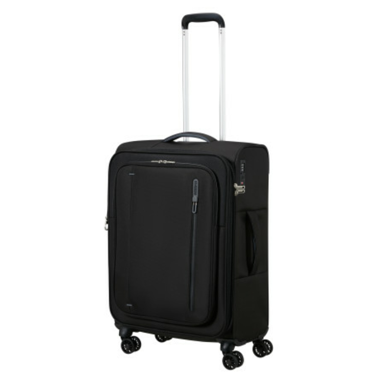 AMERICAN TOURISTER  CLOUDRIDER SPINNER M EXP TSA JET BLACK
