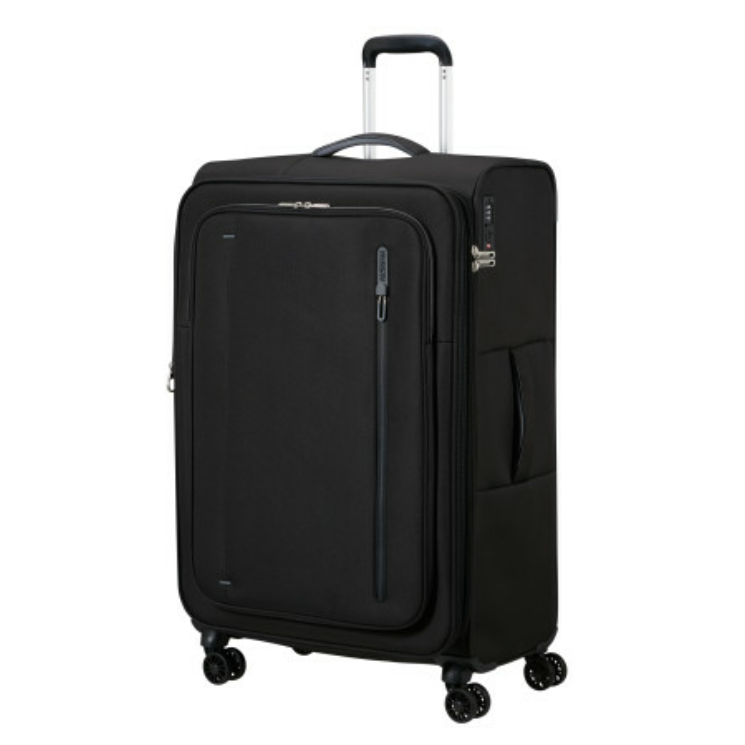 AMERICAN TOURISTER  CLOUDRIDER SPINNER L EXP TSA JET BLACK