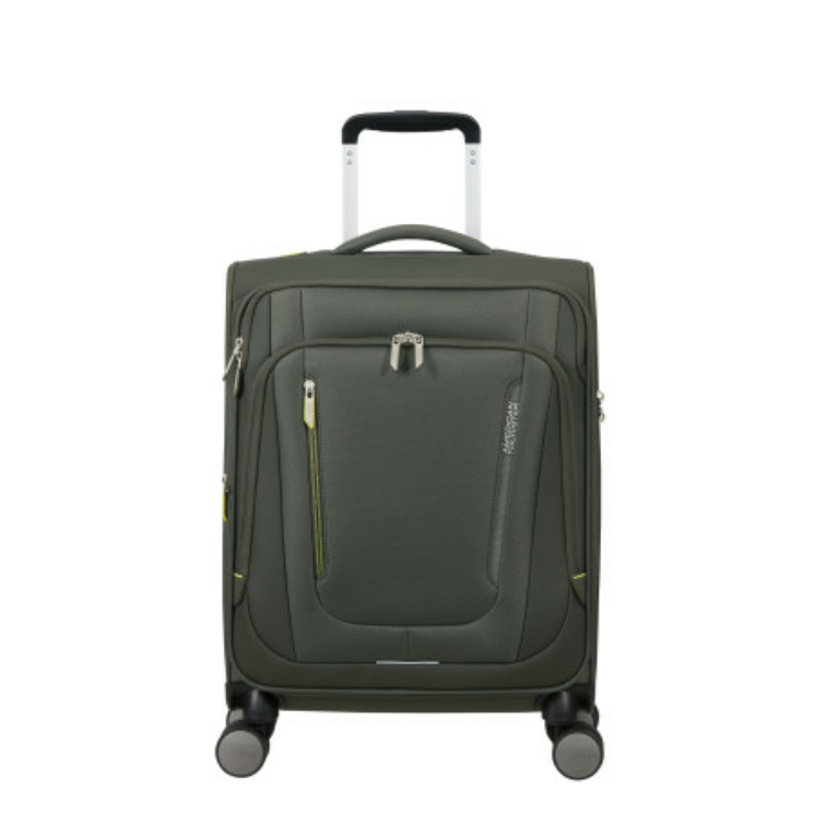 American Tourister WANDERLITE SPINNER S EXP TSA DARK KHAKI