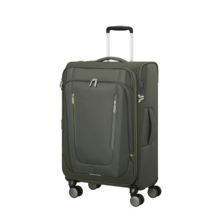 American Tourister WANDERLITE SPINNER M EXP TSA DARK KHAKI