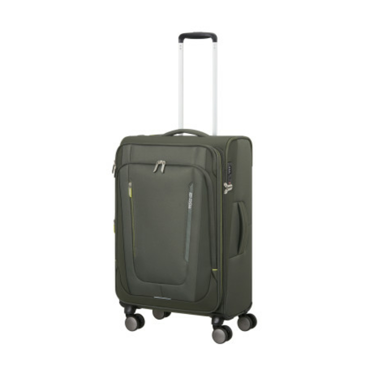 American Tourister WANDERLITE SPINNER M EXP TSA DARK KHAKI