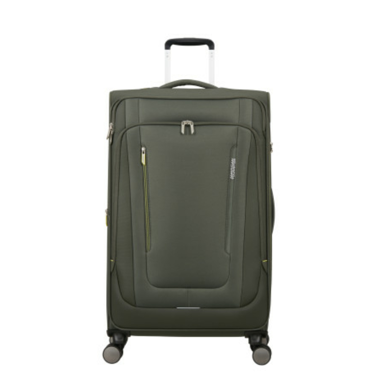American Tourister WANDERLITE SPINNER L EXP TSA DARK KHAKI