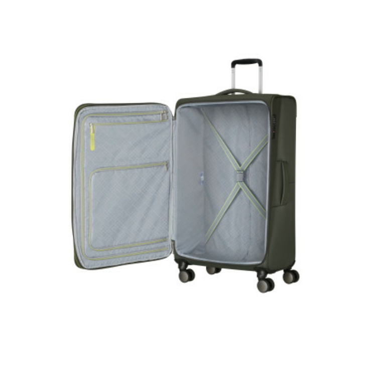 American Tourister WANDERLITE SPINNER L EXP TSA DARK KHAKI