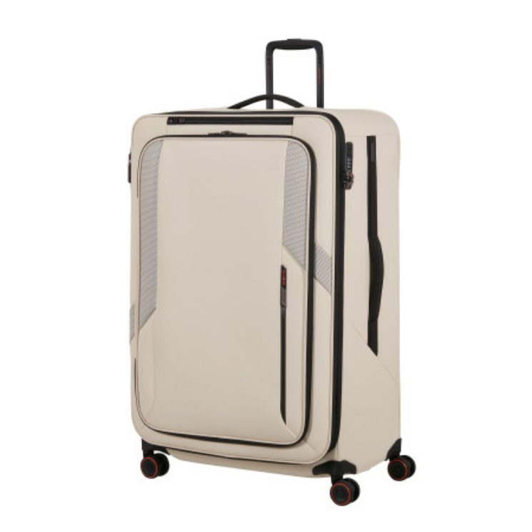 Samsonite GLAZED Bővíthető  Spinner bőrönd 84/32 EXP SANDSTONE