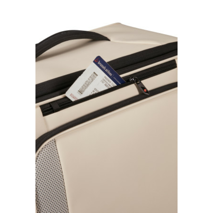 Samsonite GLAZED Bővíthető  Spinner bőrönd 84/32 EXP SANDSTONE