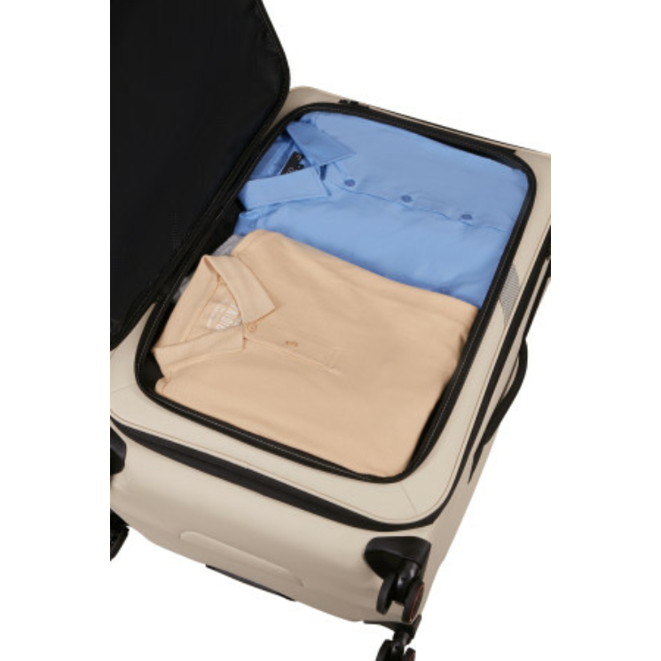 Samsonite GLAZED Bővíthető  Spinner bőrönd 84/32 EXP SANDSTONE