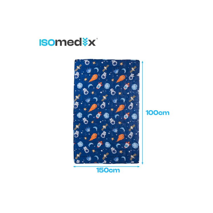 ISOMEDIX szenzoros Súlyozott puha takaró 100 x 150 cm - 4 kg