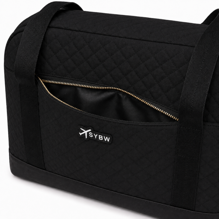 SYBW Steppelt Sporttáska / Utazótáska 40×25×20 cm – Black Elegance