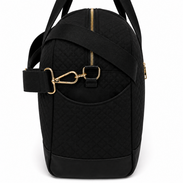 SYBW Steppelt Sporttáska / Utazótáska 40×25×20 cm – Black Elegance