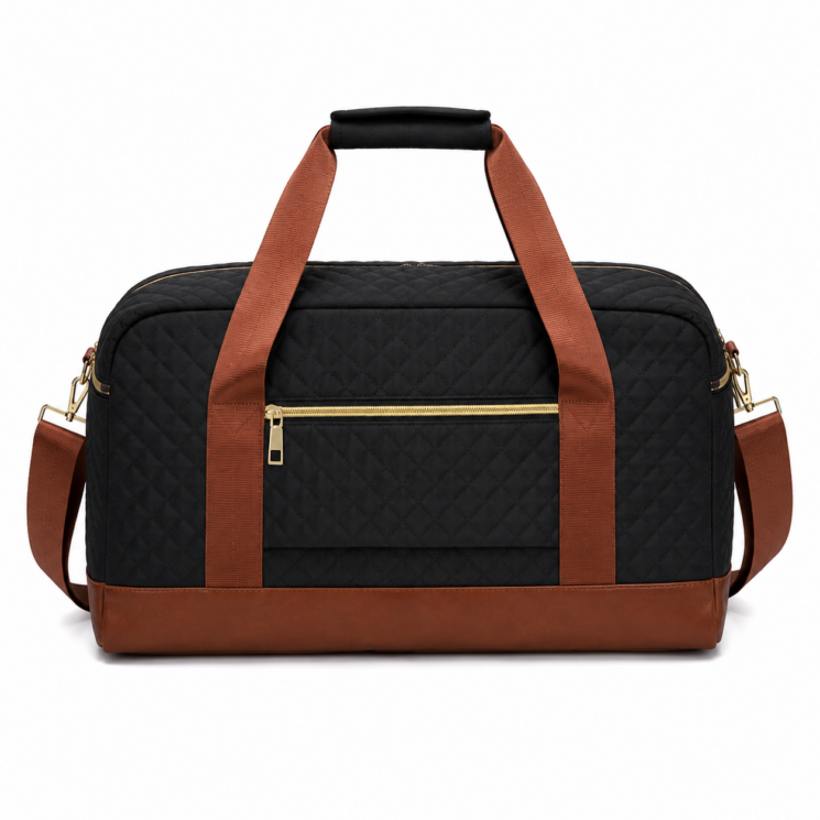 SYBW Steppelt Sporttáska / Utazótáska 40×25×20 cm – Black Brown