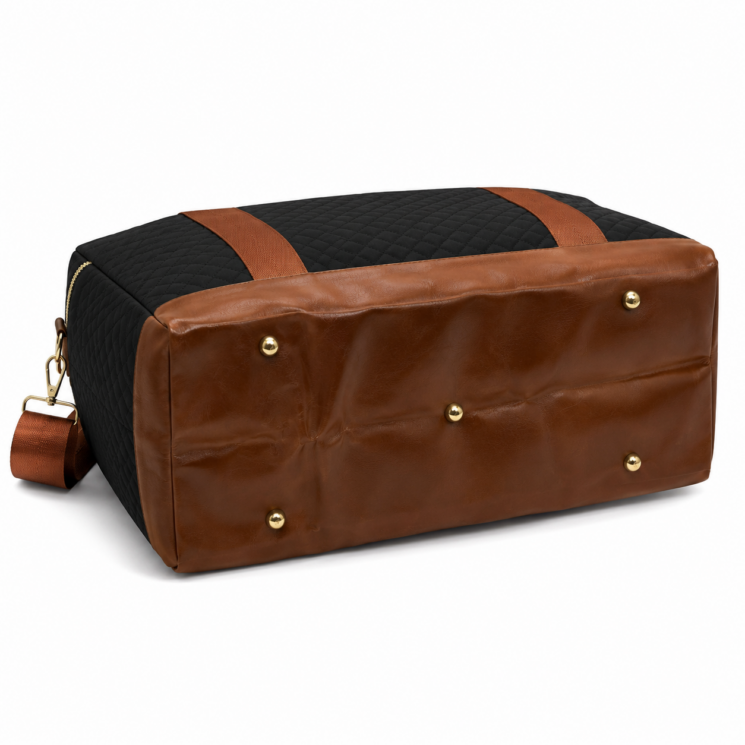 SYBW Steppelt Sporttáska / Utazótáska 40×25×20 cm – Black Brown