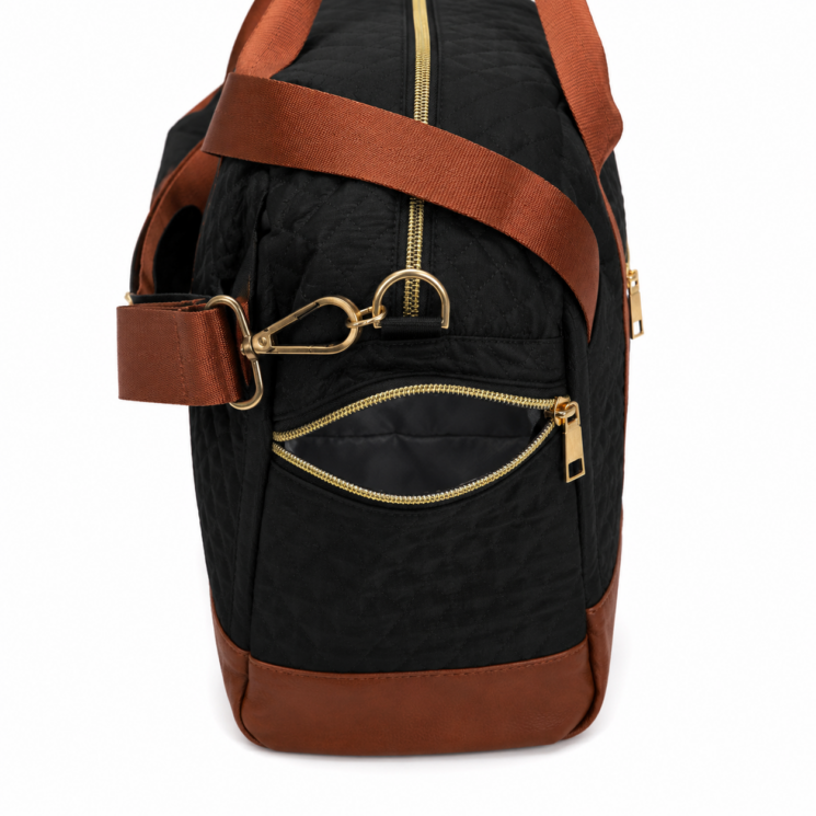 SYBW Steppelt Sporttáska / Utazótáska 40×25×20 cm – Black Brown