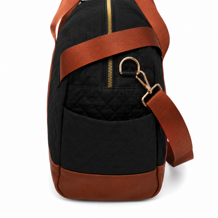 SYBW Steppelt Sporttáska / Utazótáska 40×25×20 cm – Black Brown