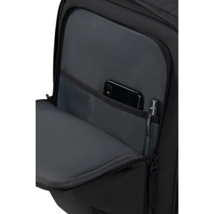 American Tourister Lapotptartós WizzAir méretű fekete fedélzeti táska 40x30x20 cm TAKE2CABIN