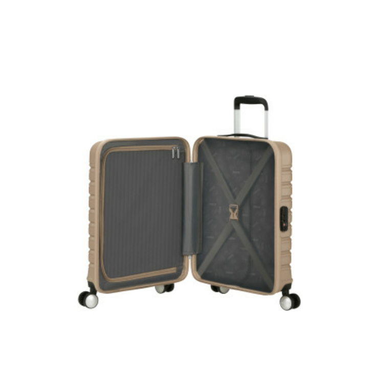 American Tourister FLASHLINE SPINNER 55/20 TSA IVORY GOLD
