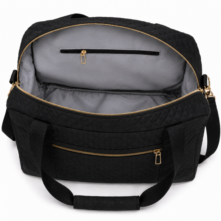 SYBW Steppelt Sporttáska / Utazótáska 40×25×20 cm – Black Elegance