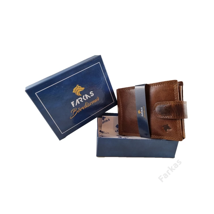 FARKAS RFID prémium bőrpénztárca díszdobozban
