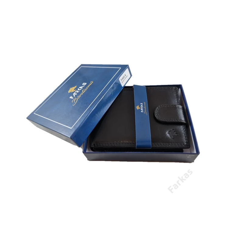 FARKAS RFID prémium bőrpénztárca díszdobozban