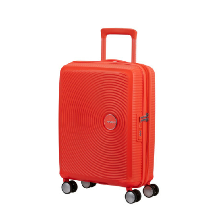 American Tourister Soundbox 55 Bőrönd Neon Orange
