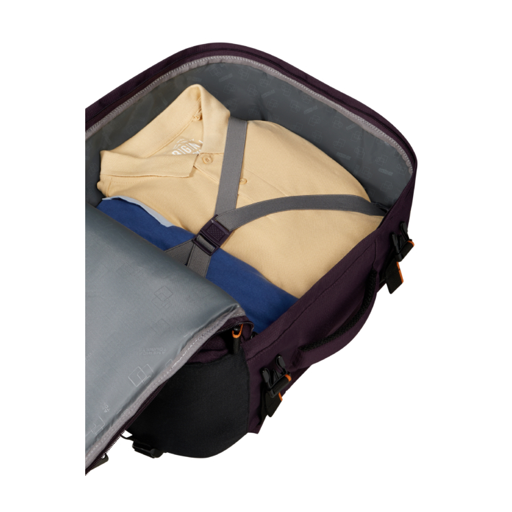 American Tourister 3 funkciós M kabin hátizsák Dark Plum
