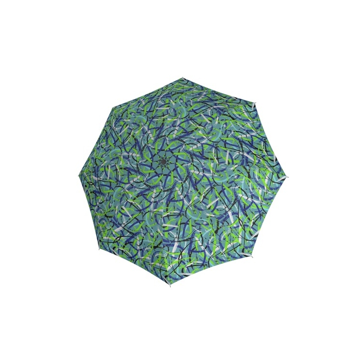 Derby Hit Mini Moving Lines Blue kézi nyitású női esernyő D-70065PML01