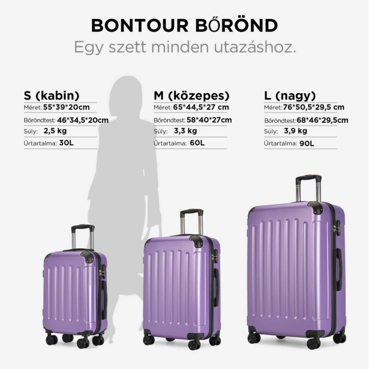BONTOUR VERTICAL 4 Kerekes Nagy Bőrönd 76x50x29cm