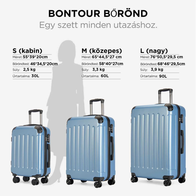 BONTOUR VERTICAL 4 Kerekes Nagy Bőrönd 76x50x29cm