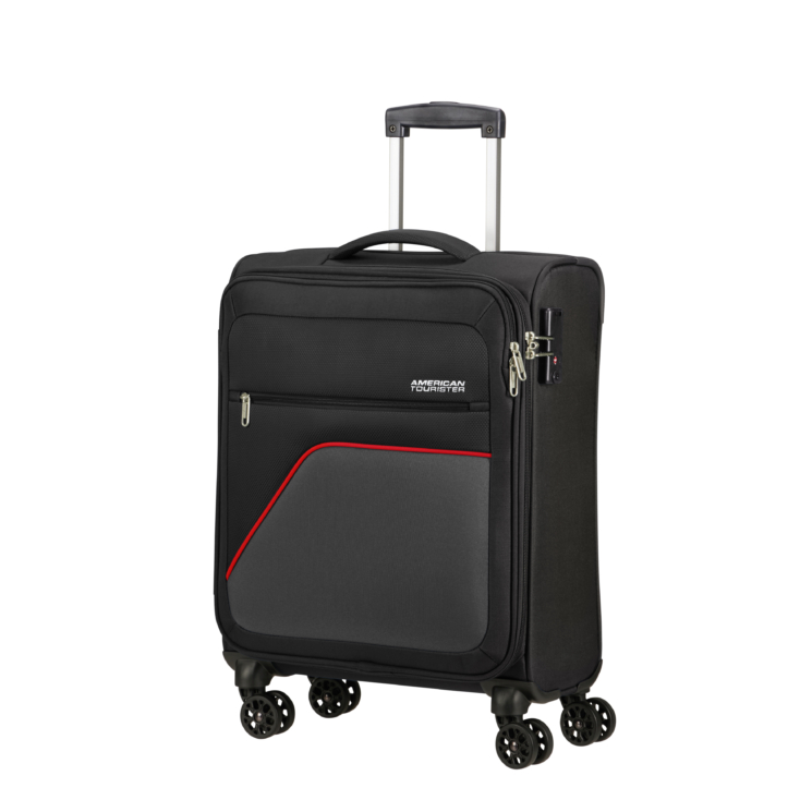 American Tourister Sky Surfer TSA Nagyméretű bőrönd  Fekete L