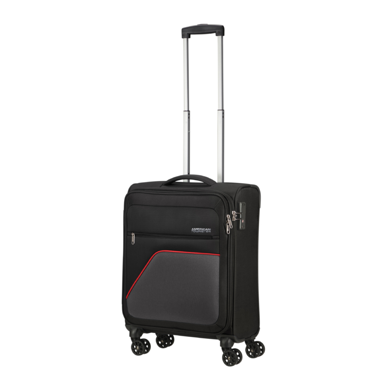 American Tourister Sky Surfer TSA Nagyméretű bőrönd  Fekete L
