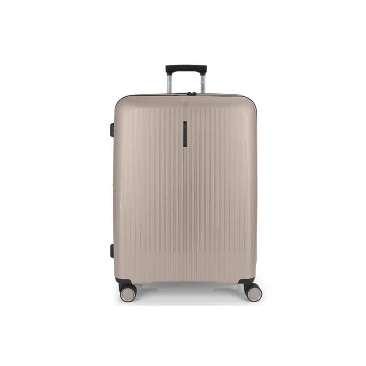 Gabol Brooklyn 4-kerekes bővíthető bőrönd Bézs színben 75 cm GA-1239L