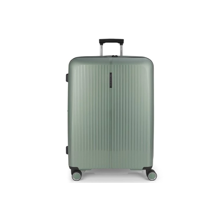 Gabol Brooklyn 4-kerekes bővíthető bőrönd Világoszöld színben 75 cm GA-1239L
