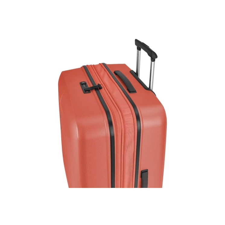 Gabol Brooklyn 4-kerekes bővíthető bőrönd Ezüst színben 65 cm GA-1239M
