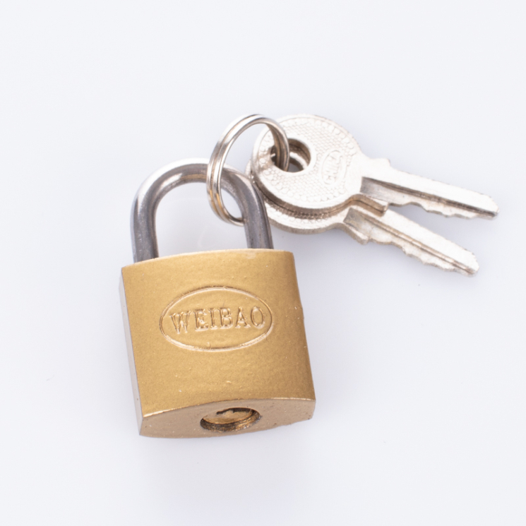 Travel kulcsos réz bőröndlakat 