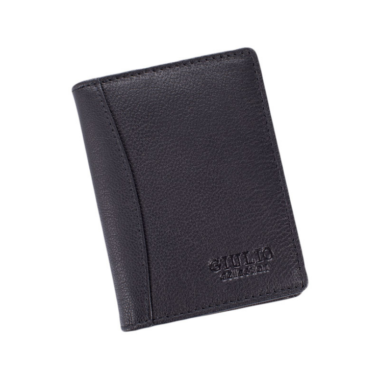 GIULIO COLLECTION valódi bőr kártyatartó RFID rendszerrel