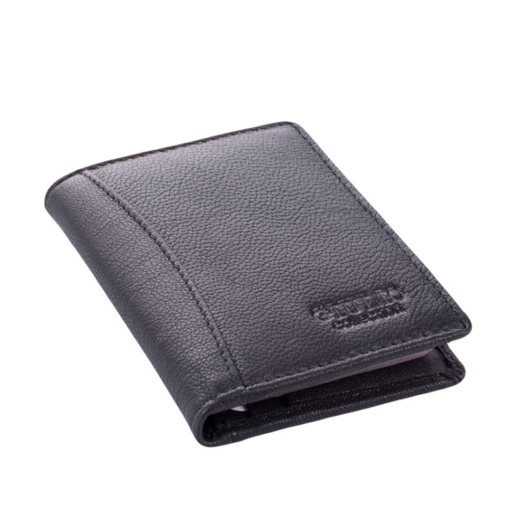 GIULIO COLLECTION valódi bőr kártyatartó RFID rendszerrel