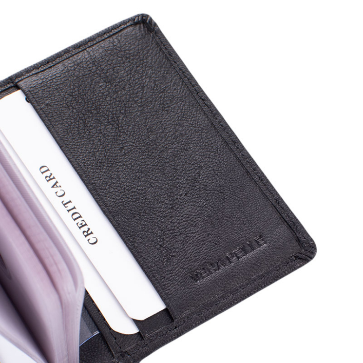 GIULIO COLLECTION valódi bőr kártyatartó RFID rendszerrel