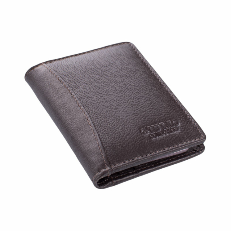 GIULIO COLLECTION valódi bőr kártyatartó RFID rendszerrel