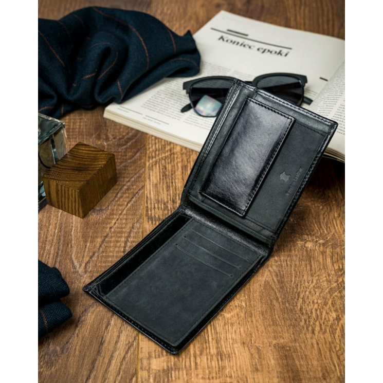 Valódi Bőr Elegáns férfi pénztárca RFID védelemmel
