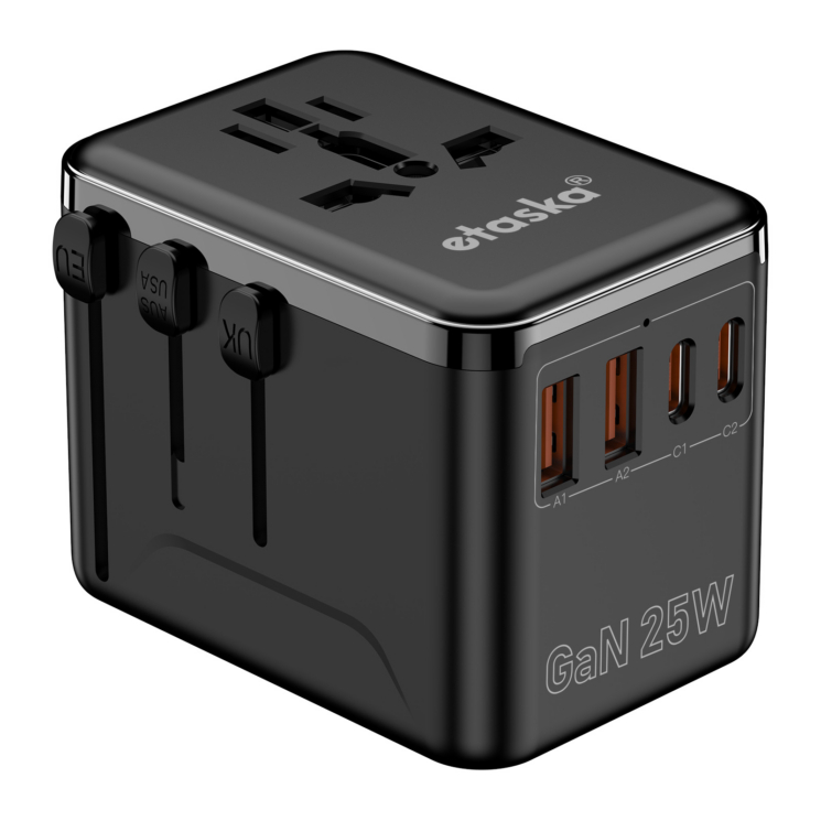 Utazási kiegészítők Világ adapter USB Töltővel OL-A01-PQ25